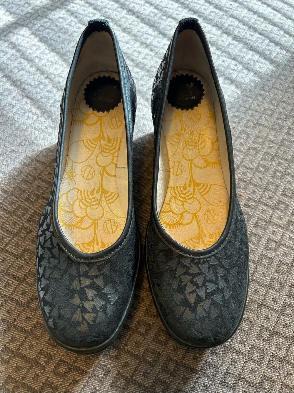 FLY London Black Wedge shoes! NWOT